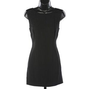 Dolce & Gabbana Black High Neck Mini Dress